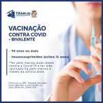 SAÚDE COMEÇA A AGENDAR VACINAÇÃO COM A BIVALENTE CONTRA A COVID-19
