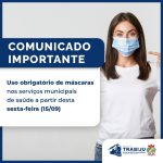 INFORME: USO OBRIGATÓRIO DE MÁSCARAS NOS SERVIÇOS DE SAÚDE